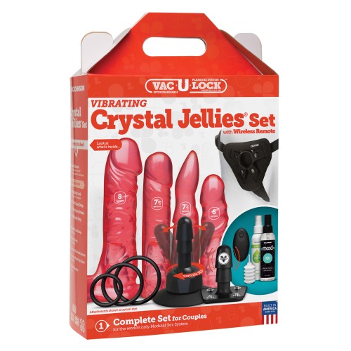 Set de Cristales Gelatinosos Vibrantes Vac-U-Lock