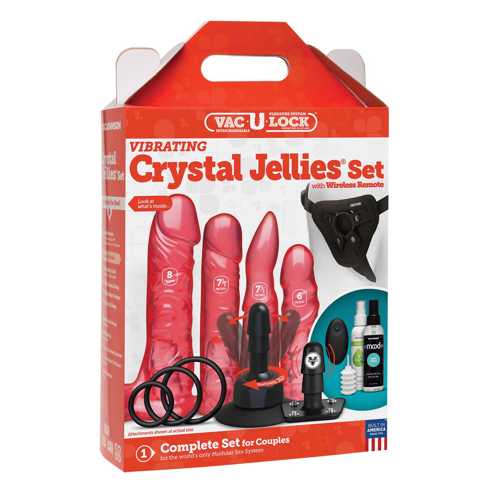 Set de Cristales Gelatinosos Vibrantes Vac-U-Lock