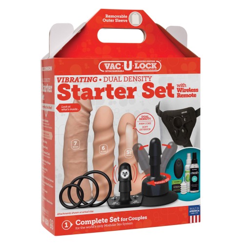 Vac-U-Lock Dual Density Starter Set for Ultimate Pleasure