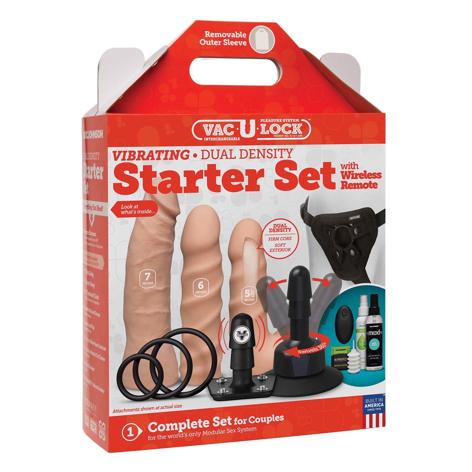 Vac-U-Lock Dual Density Starter Set for Ultimate Pleasure