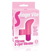 Vibrador de Dedo S de 9 Pulgadas - Rosa