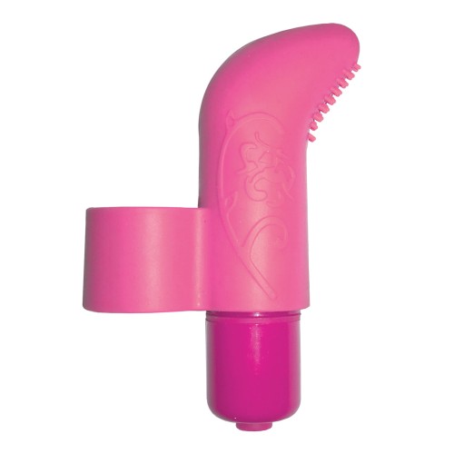 Vibrador de Dedo S de 9 Pulgadas - Rosa