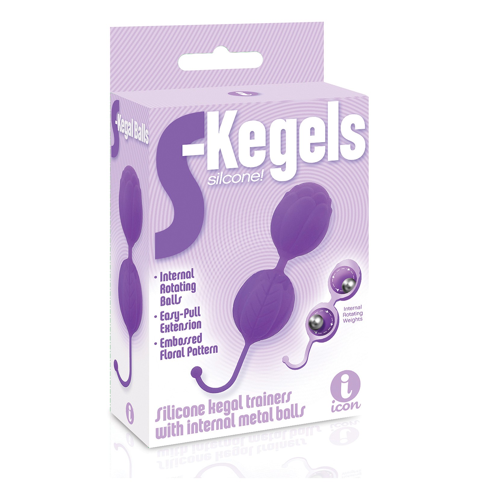 Bolas de Kegel S-Kegels de Silicona Morado