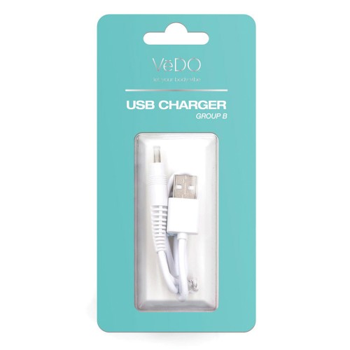 Cargador USB VeDO Grupo B Blanco