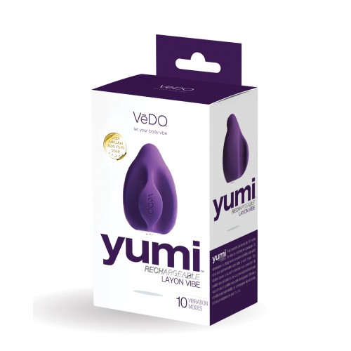 Vibrador de Dedo VeDO Yumi - Púrpura Profundo