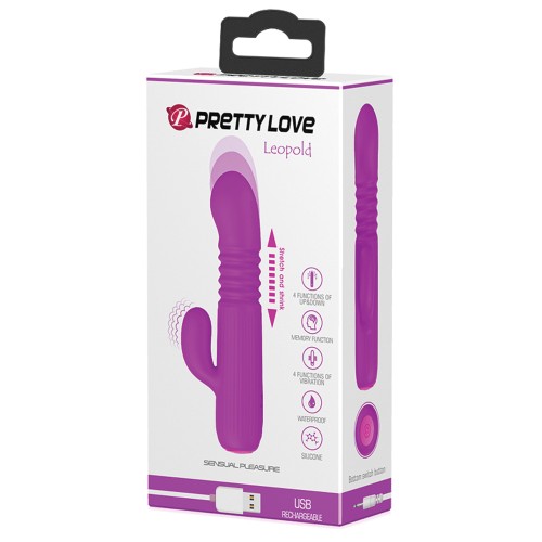 Pretty Love Leopold Mini Thruster Vibe - Fuchsia