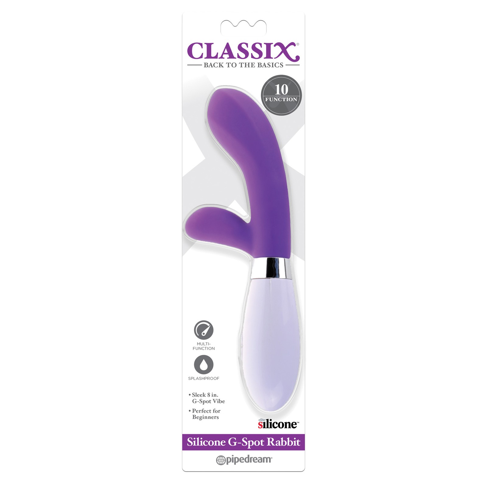 Classix Silicone G Spot Rabbit Purple