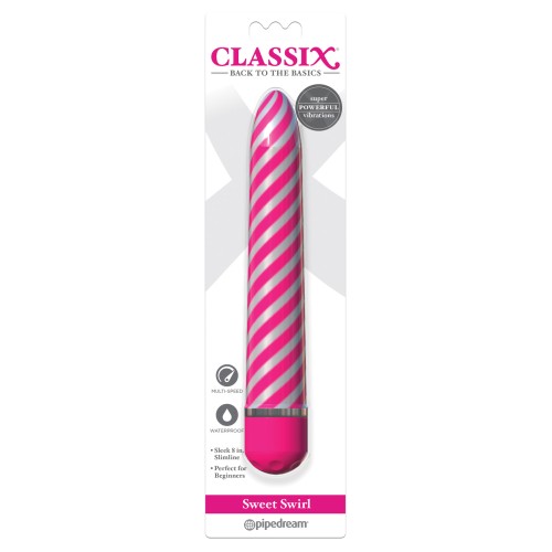 Classix Sweet Swirl Vibrator - Pink for Ultimate Pleasure