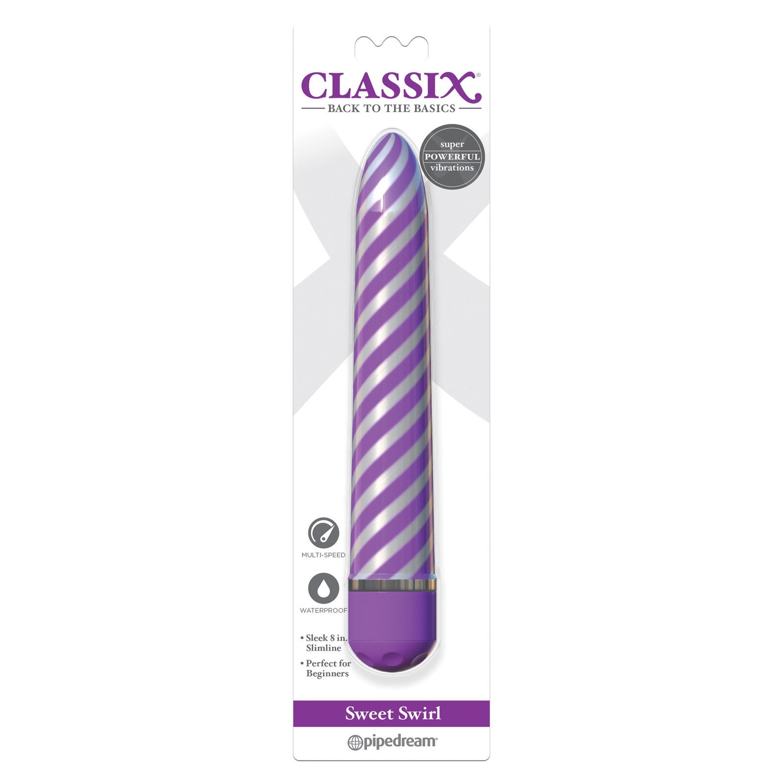 Classix Sweet Swirl Vibrator - Pleasure on Demand