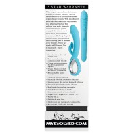 Evolved Triple Infinity Vibrator in Teal