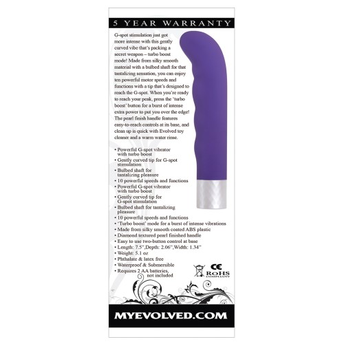 Vibrador Evolved Spark para Placer G-Spot