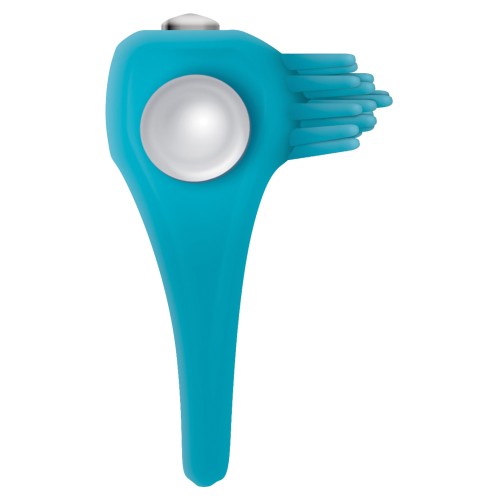 Anillo vibrador Teal Tickler de Zero Tolerance para mayor placer