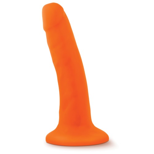 Dildo Blush Neo Densidad Doble de 6" - Naranja Neón