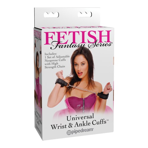 Universal Wrist and Ankle Cuffs for Bondage Play