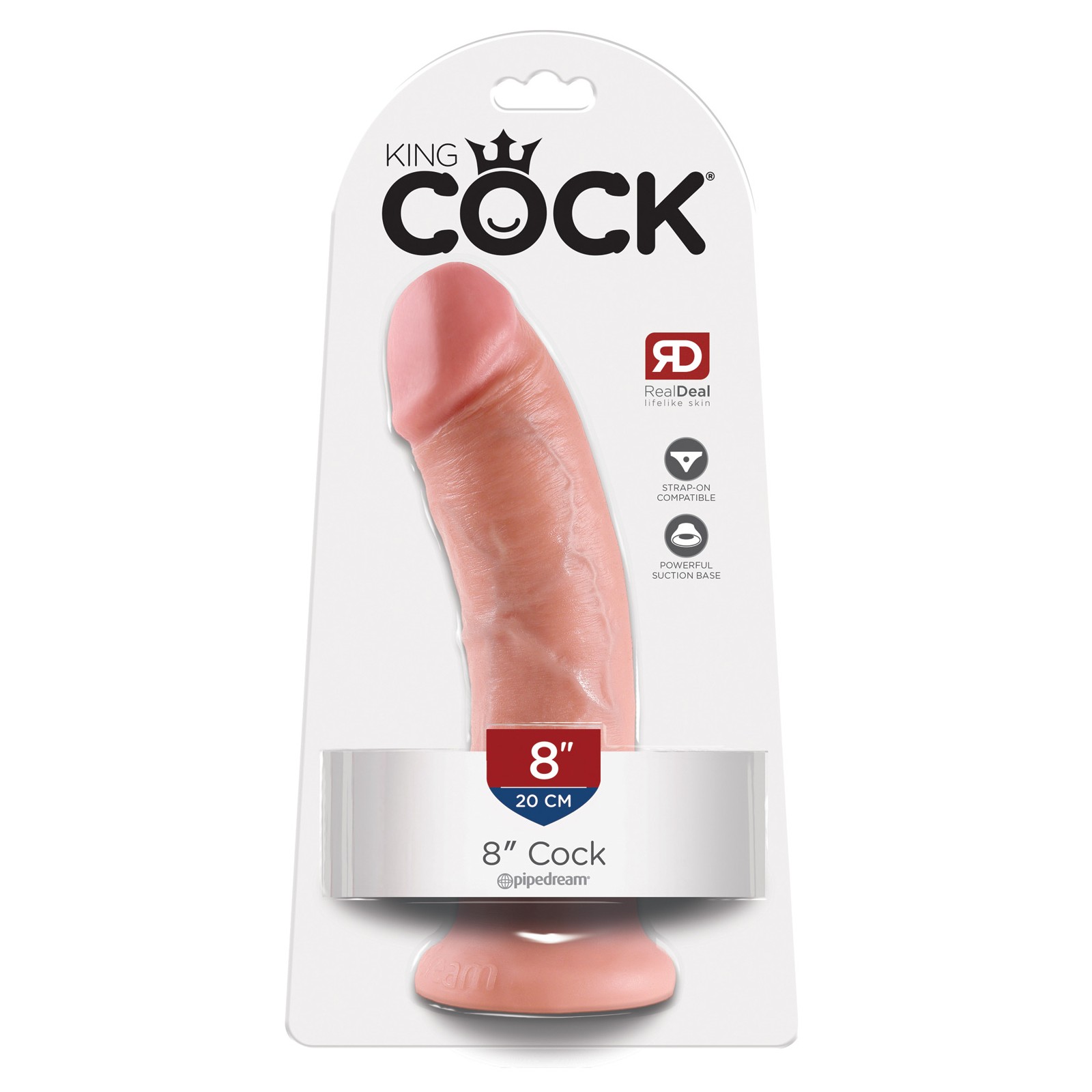 King Cock Pene con Ventosa Carne