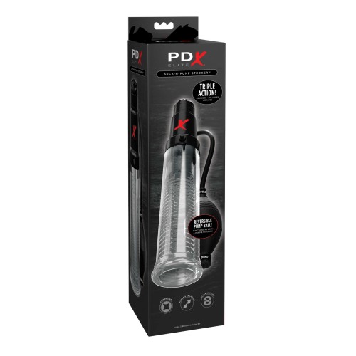 PDX Elite Suck N Pump Stroker Dual Action