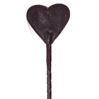 Spartacus Heart Crop - Brown Leather