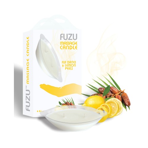 Fuzu Massage Candle Fiji Dates and Lemon Peel