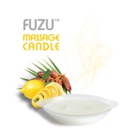 Fuzu Massage Candle Fiji Dates and Lemon Peel