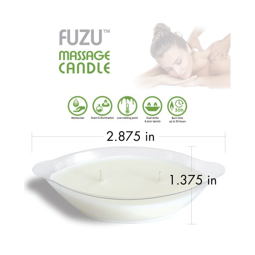 Fuzu Coconut Passion Massage Candle 4 oz