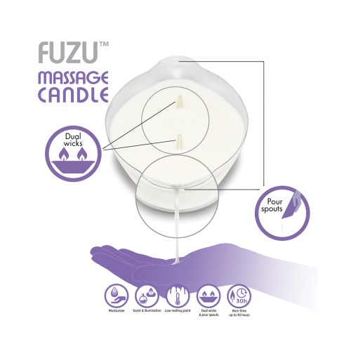 Fuzu Lavender Mist Massage Candle - Romantic Gift