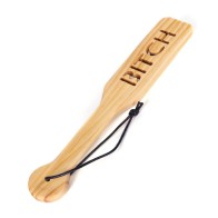 Spartacus Wood Spanking Paddle - 31 cm Bitch