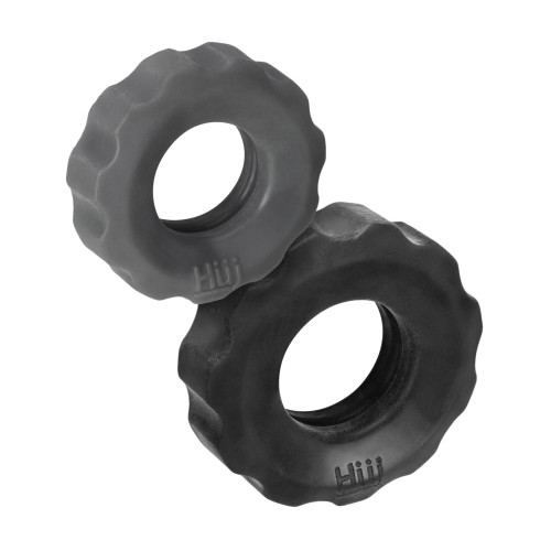 Hunky Junk Cog Ring Double Pack - Tar & Stone