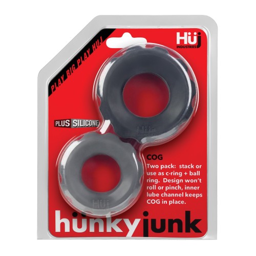 Paquete Doble Hunky Junk Cog Ring - Tar y Stone