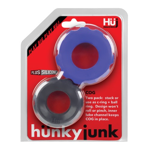 Hunky Junk Cog Ring Double Pack for Versatile Pleasure