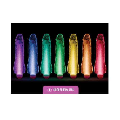 Vibrador Brillante Blush Glow Dicks Molly en Morado