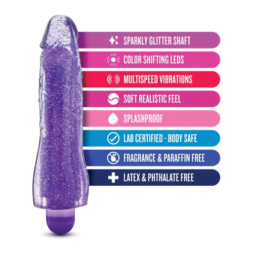 Vibrador Brillante Blush Glow Dicks Molly en Morado