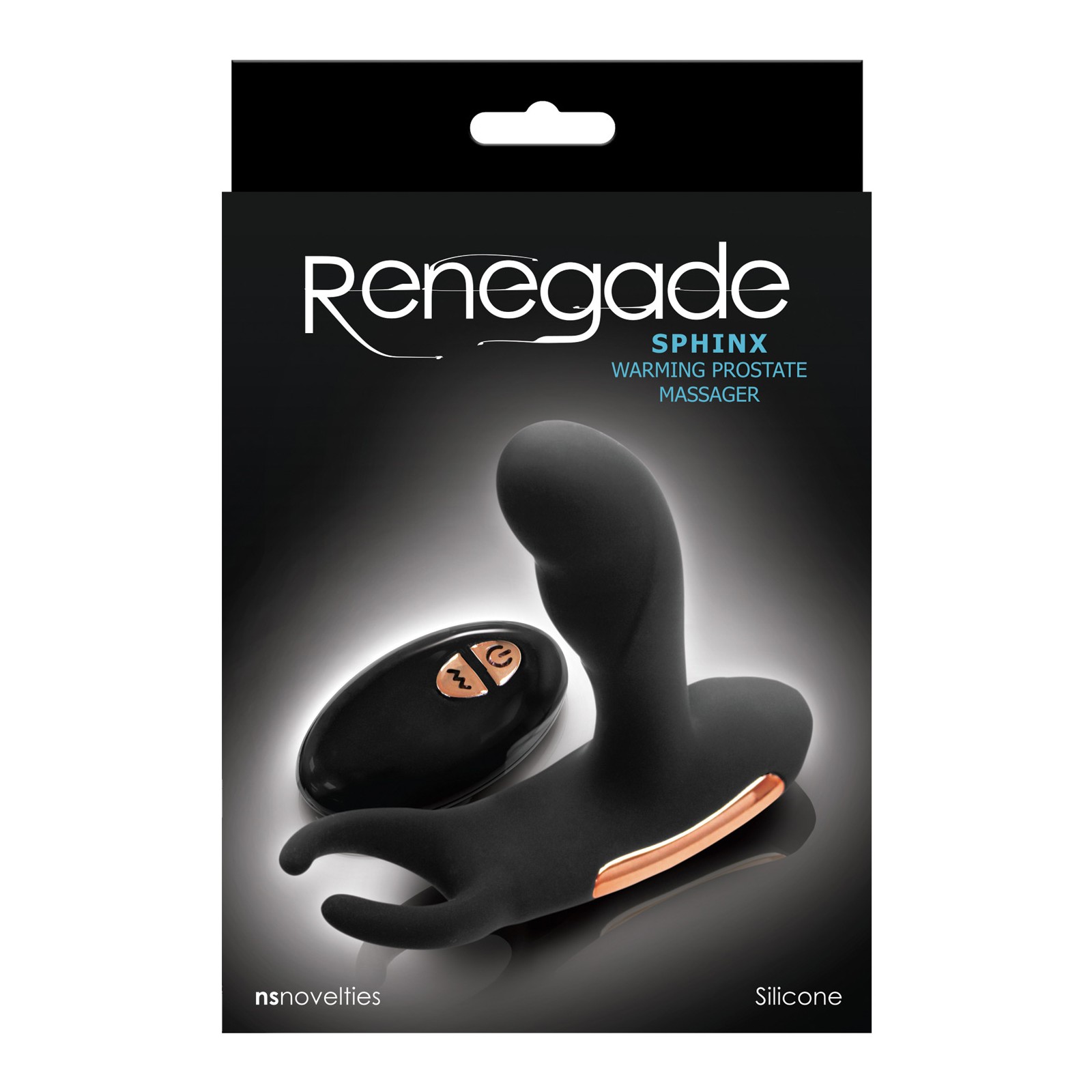 Renegade Sphinx Warming Prostate Massager - Black