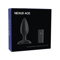 Nexus Ace Remote Control Butt Plug Large Black