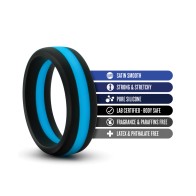 Anillo para el Pene Blush Performance Silicone Go Pro Negro Azul