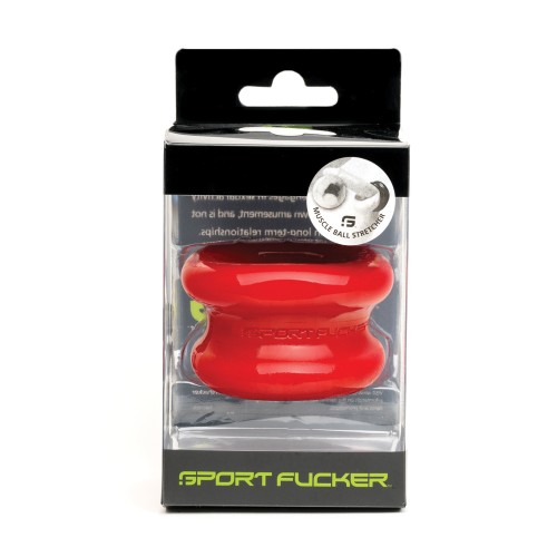 Sport Fucker Muscle Ball Stretcher Red