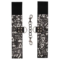 Fashion Printed Hand Cuffs for Stylish Bondage Play