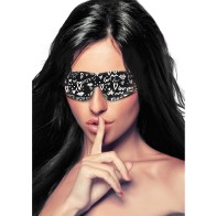 Black Fashion Printed Eye Mask for Romantic Play