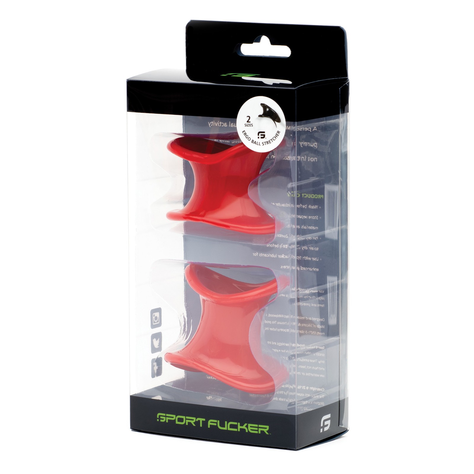 Sport Fucker Ergonomic Ball Stretcher Kit Red