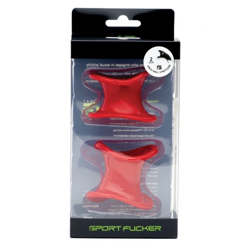 Kit de Estiradores Ergonómicos para Testículos Sport Fucker Rojo