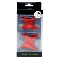 Kit de Estiradores Ergonómicos para Testículos Sport Fucker Rojo