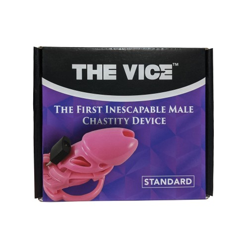 Locked In Lust The Vice Chastity Device - Pink