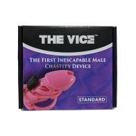 Locked In Lust The Vice Chastity Device - Pink