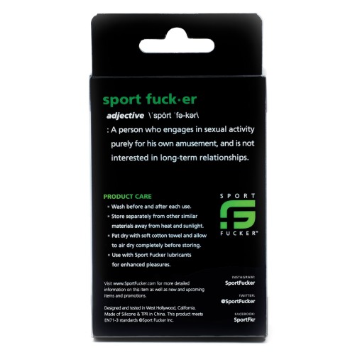 Sport Fucker Cum Stopper 2.0 en Negro