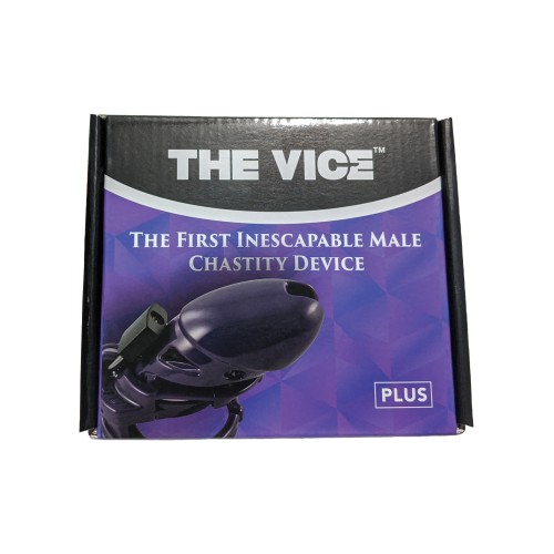 The Vice Plus Male Chastity Cage - Purple