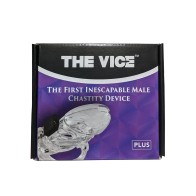 Encadenados por el Deseo Jaula de Castidad Masculina Vice Plus