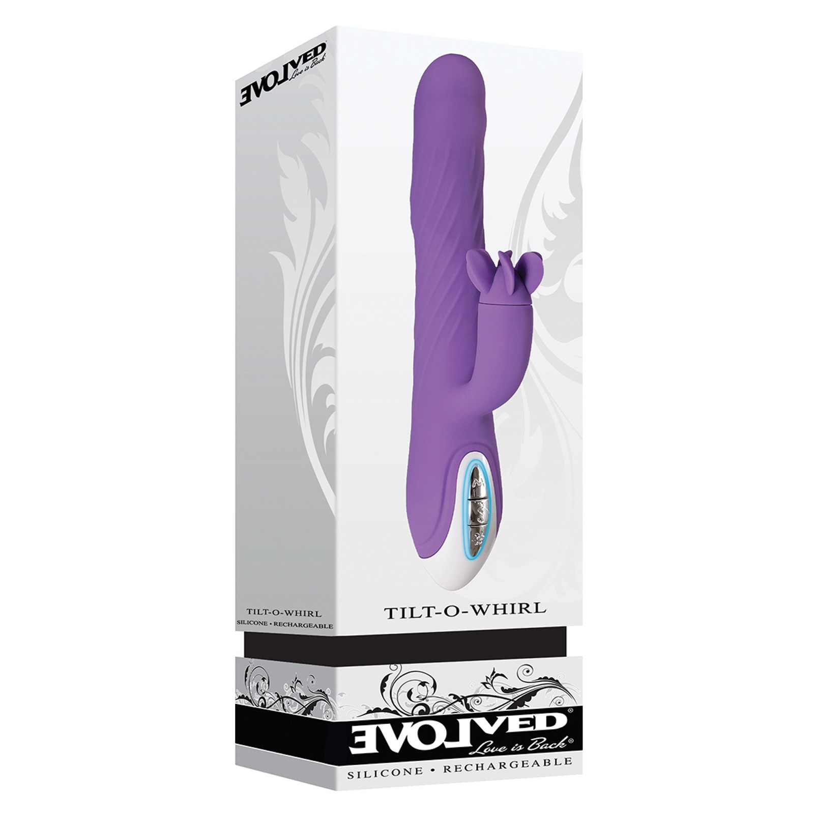 Evolved Tilt O Whirl Dual Stim - Purple - Ultimate Pleasure