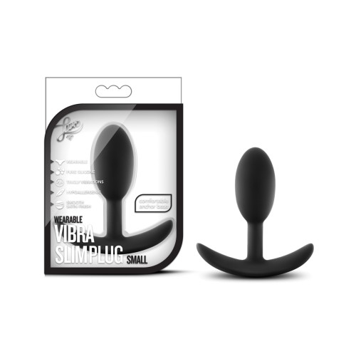 Plug Anal Vibra Slim Wearable Blush Luxe Pequeño Negro