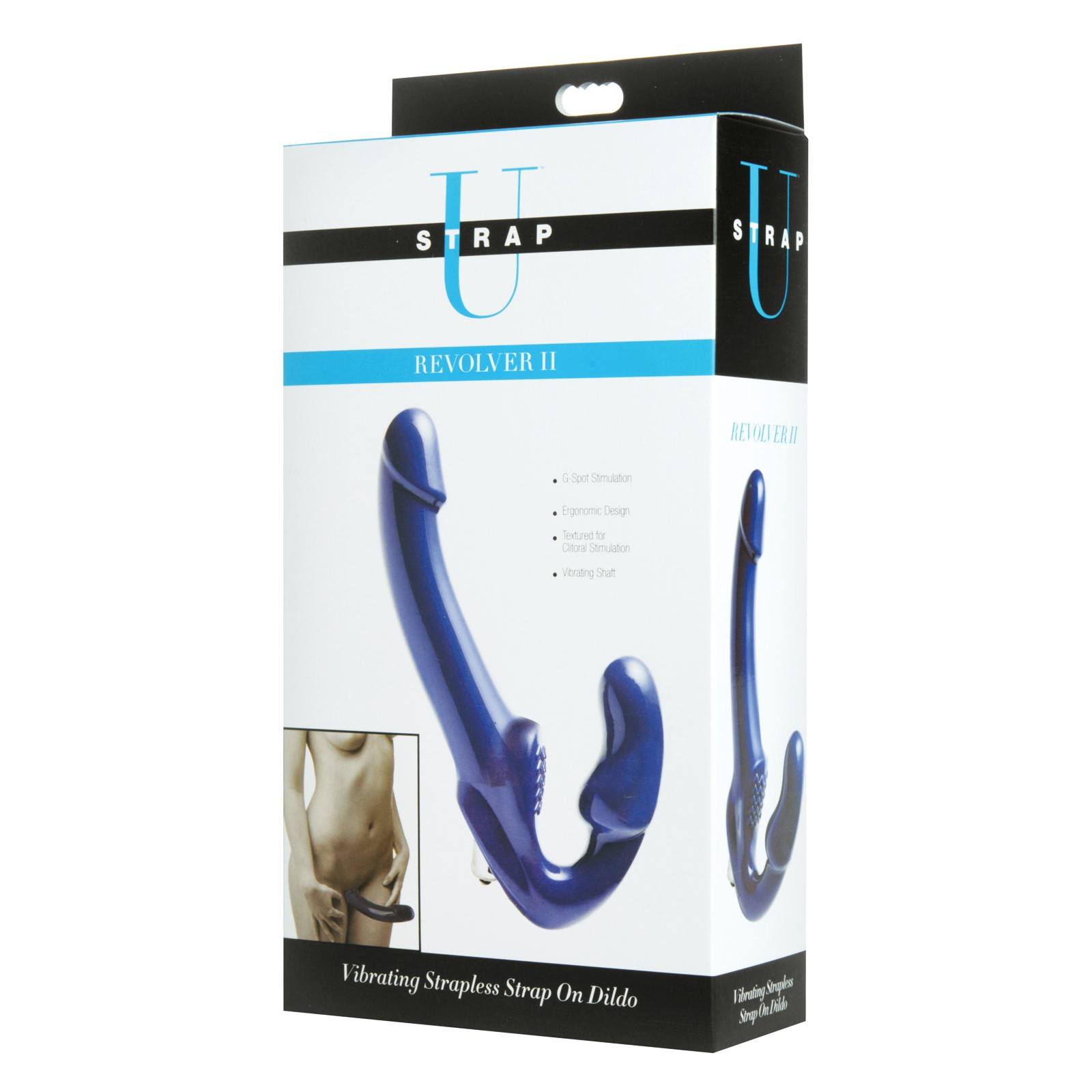 Revolver II Strapless G-Spot Vibrator Blue