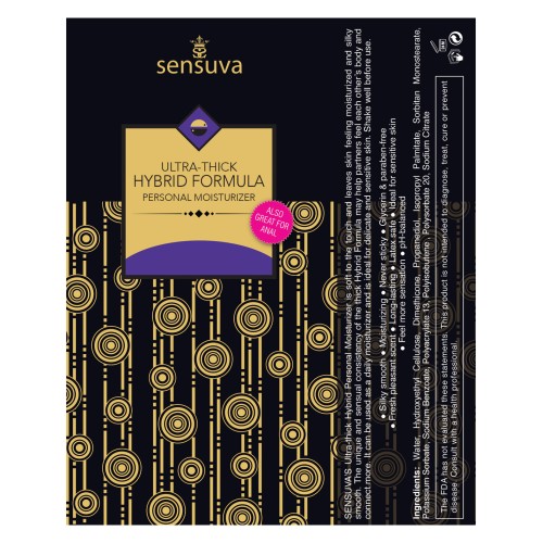 Sensuva Ultra Thick Personal Moisturizer for Ultimate Comfort