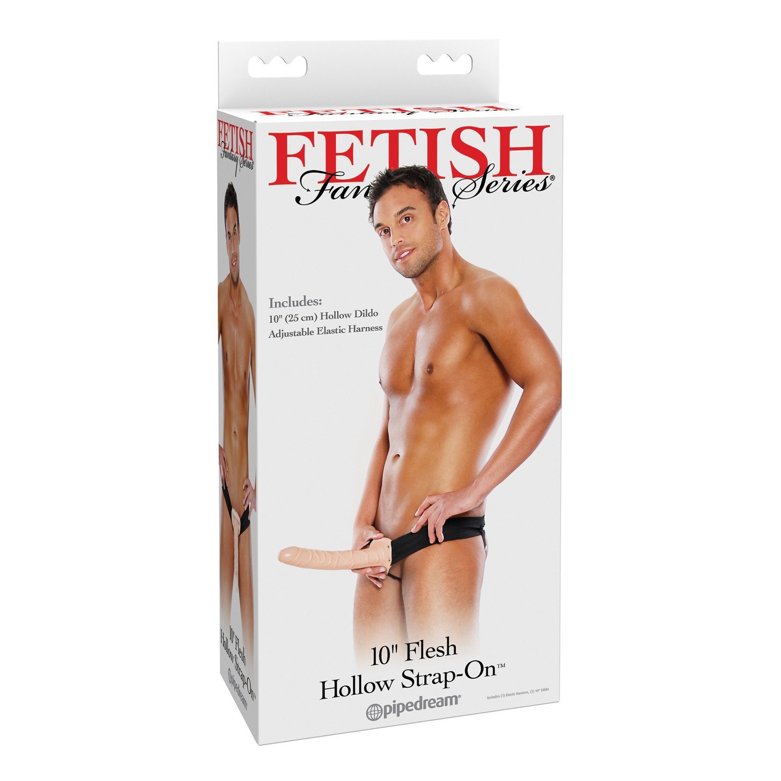 Fetish Fantasy 10 Inch Hollow Strap On Flesh